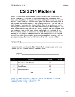 Midterm Exam Solutions - Undergraduate Courses | Computer