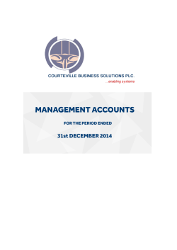 financials new.cdr - Courteville Business Solutions