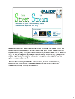 From Street to Stream - this collaborative workshop
