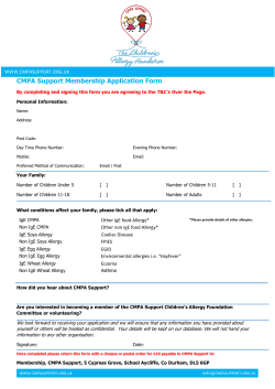 CMPA Support Membership Application Form