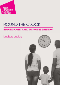 PDF: Round the clock - Child Poverty Action Group