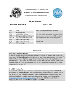 Newsclippings 4-17-15 - The Academy of Science and Technology
