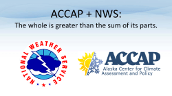 ACCAP + NWS: