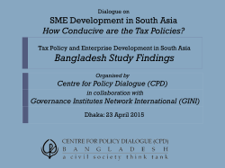Bangladesh Study Findings