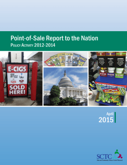 Point-of-Sale Report to the Nation
