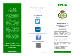 Triptico CPIIA A4 V5 - Colegio Profesional de Ingenieros en