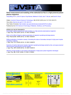 Direct measurement and modeling of the redirected - CPMI