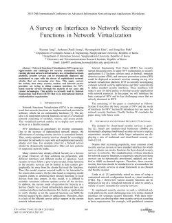 A Survey on Interfaces to Network Security
