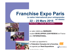 Franchise Expo Paris 2015