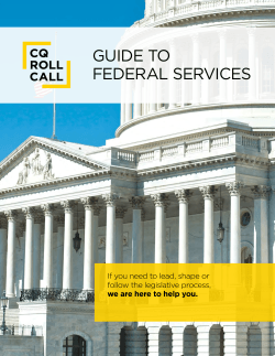 CQRC Federal Services Brochure