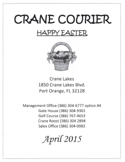 April 2015 - Crane Lakes