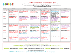 June Calendar - Create Henderson