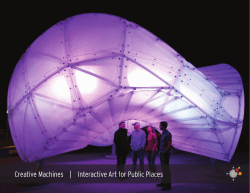 Creative Machines | Interactive Art for Public Places