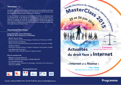 Programme - CREDIMI - UniversitÃ© de Bourgogne