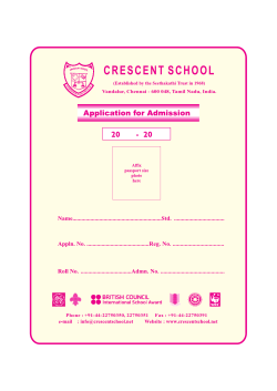 Application for 061109