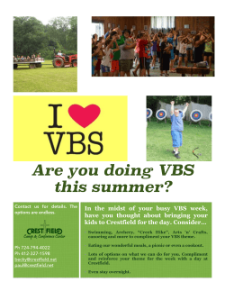 VBS Day Trips