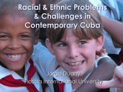 Latin American Concepts of Race