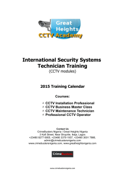 International Security Systems Technician Training