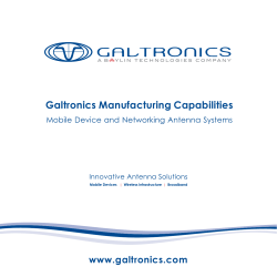 Galtronics Manufacturing Capabilities