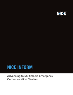 NICE INfOrm - Critical Communications World