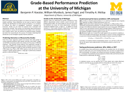 Grade-Based Prediction of Student Outcomes at the University of