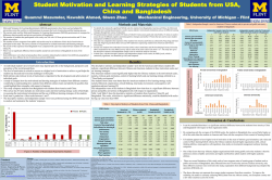 Student Motivation and Learning Strategies of Students from USA