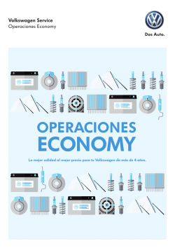 Operaciones Economy - Volkswagen EspaÃ±a