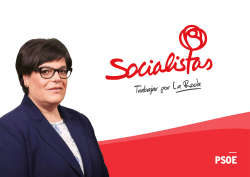 Descarga aquÃ­ el programa electoral 2015 del PSOE de La Roda