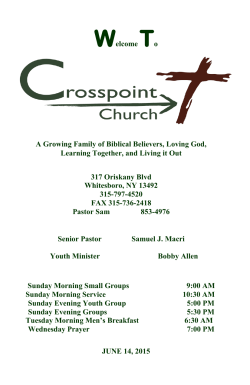 - Crosspoint Church Online