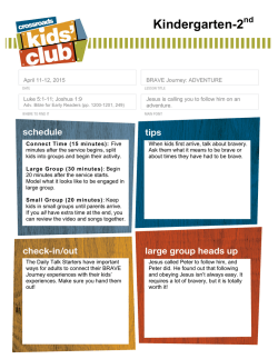 Week 1 - Crossroads Kids Club
