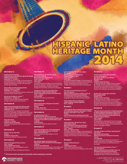 Hispanic Heritage Month 2015 - Crossroads