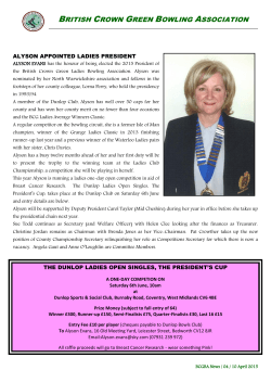 BCGBA Newsletter 04 - British Crown Green Bowling Association