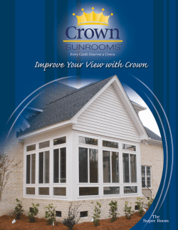 The Super Room - Crown Sunrooms