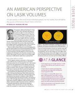 AN AMERICAN PERSPECTIVE ON LASIK VOLUMES