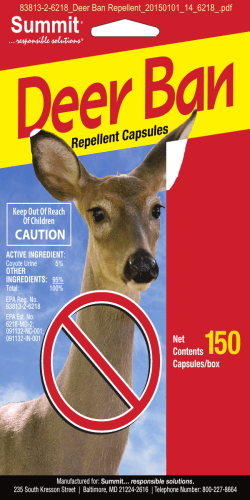 150 Deer Ban