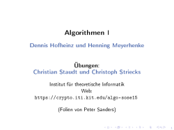 Algorithmen I