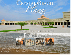 View Brochure PDF - Crystal Beach Plaza