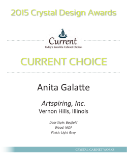 CURRENT CHOICE Anita Galatte