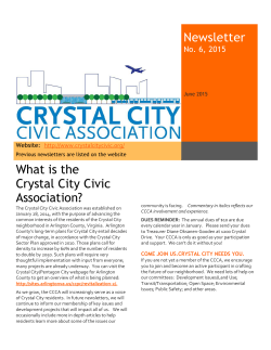 June 2015 - Crystal City Civic Association