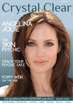 ANGELINA JOLIE - Crystal Clear Psychics