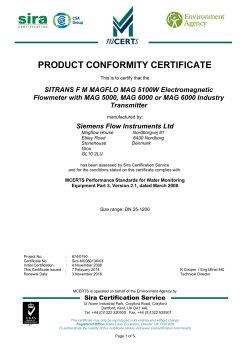 PRODUCT CONFORMITY CERTIFICATE