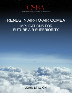 TRENDS IN AIR-TO-AIR COMBAT