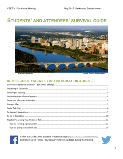 students` and attendees` survival guide
