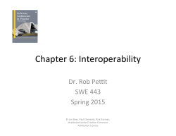 Chapter 6: Interoperability