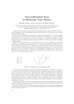 Non-wellfounded Trees in Homotopy Type Theory