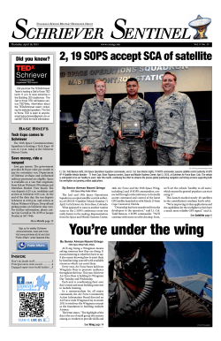 You`re under the wing - Colorado Springs Military Newspaper Group