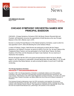 PDF - Chicago Symphony Orchestra