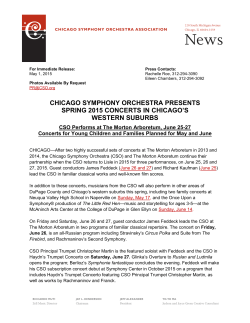 PDF - Chicago Symphony Orchestra