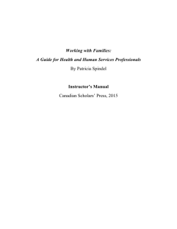 Working with Families