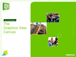 The Graphics View Canvas